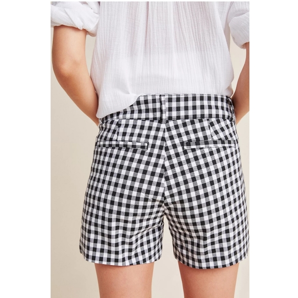 Anthropologie Picnic Gingham Shorts Plaid - Picture 3 of 11